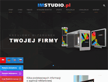 Tablet Screenshot of imstudio.pl